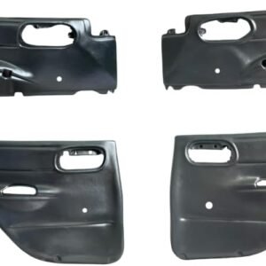 Kit Forro de Porta Completo para Corsa Classic, 4 Portas, Jogo Completo de Revestimentos Automotivos (MANUAL, Preto)