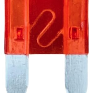 Fusível Lâmina Automotivo Padrão Mini 10A Proteção Elétrica Veicular Universal Colorido Alta Resistência Ideal Para Carro Moto Caminhão 10 Unidades