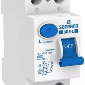 Interruptor Diferencial Residual DR 2P 40A 3Ka Soprano