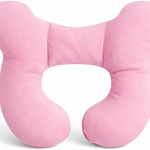 Almofada De Viagem Infantil Segura Cabeça Pescoço Criança (ROSA)