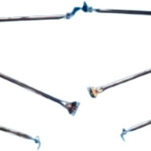 Retrovisores F100 Americana Novo Aluminio Par F1000 F350