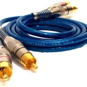 Cabo Rca Tech One 1 Metro Dupla Blindagem Cobre Blindado 1m