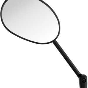 ESPELHO RETROVISOR ARTICULADO PRO TORK ORIGINAL BIZ 125 / NXR BROS 150 2009/14 ESQUERDO PRETO