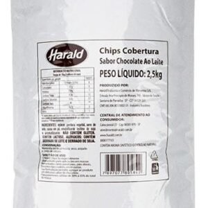 Chocolate Gotas Fracionado ao Leite Chipshow 2,5Kg Harald