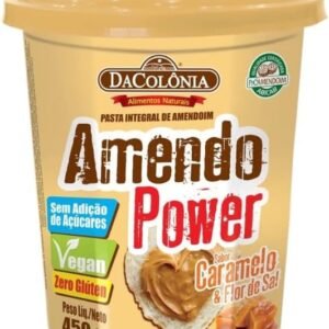 Pasta De Amendoim Amendo Power Caramelo E Flor De Sal 450G