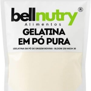 Gelatina Pura Natural Sem Sabor E Incolor 1kg – Bellnutry Alimentos