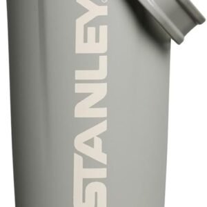 Stanley Garrafa Shaker Activate 591 ml | Copo Shaker de Aço Inoxidável com Isolamento à Prova de Vazamentos | Armazenamento na Base e Tampa de Fluxo Rápido | Shakes de Proteína | Sage Grey