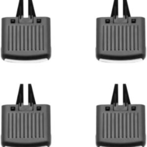 CLIP DIRECIONADOR DO DIFUSOR DE AR VW FOX/JETTA 2010/2014 PRETO COM FILETE CROMADO – PAR