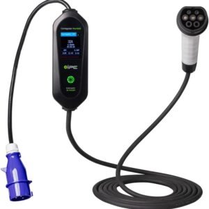 Carregador Carro Elétrico Portátil 7 Kw Bivolt C/Tela Lcd – IPE