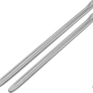 Kit Profissional com 2 Espátulas de Pneu, 50cm, Barra de Alavanca Reforçada para Troca e Instalação de Pneus, Compatível com Carros, Motos, Bicicletas e Scooter