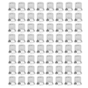 40 Capa De Porca Sextavada Cromada Roda 33mm