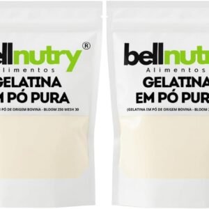 Gelatina Pura Natural Sem Sabor E Incolor 2kg Rica Em Proteina – Bellnutry Alimentos