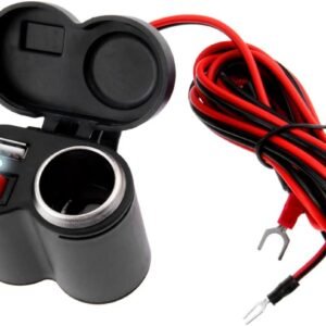 Carregador Para Moto Celular GPS Tomada USB 2.0 Adaptador Acendedor Guidão De Motocicleta Bicicleta Elétrica Automático Entregadores Prova De Água PREMIUM ONYK