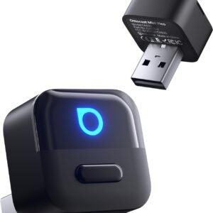 OTTOCAST Mini Pico 2026 Adaptador CarPlay sem fio para iPhone e Android – Adaptador automático Android Plug and Play, conexão rápida, pequeno e economiza espaço