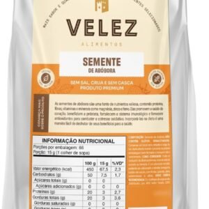 Semente de Abóbora Crua Sem Casca Premium VELEZ 1Kg