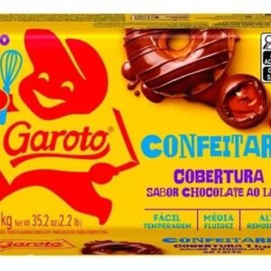 Cobertura sabor chocolate ao leite Garoto® Confeitaria 1kg