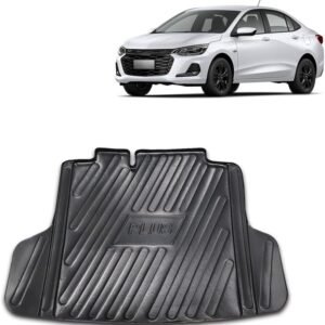 Protetor de Porta-Malas Adaptável para Onix Plus Sedan 2020 2021 2022 2023 Em Relevo Tapete Bandeja