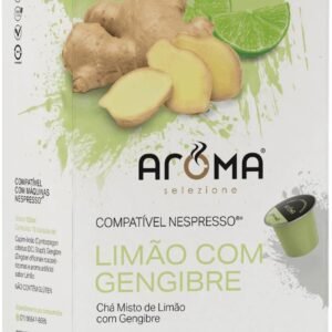 Aroma Selezione Cápsulas De Chá Limão Com Gengibre Compatível Com Nespresso Contém 10 Cápsulas