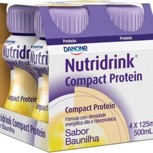 Suplemento Nutridrink Compact Pro Baunilha com 4 unidades de 125ml Danone Nutricia