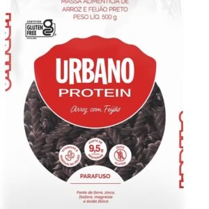 Urbano, Macarrão de Arroz e Feijão Preto, Parafuso, Zero Glúten – 500 g