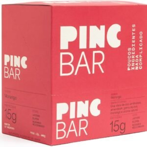 Barra de Proteína Fragola Sem Açúcar 50g Pincbar 12 Unidades