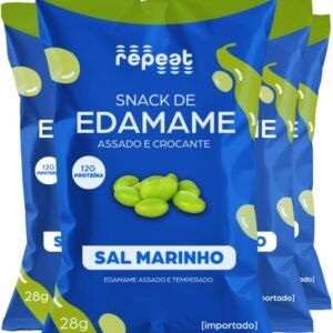 Kit 4 Packs Snack De Edamame Sal Marinho Repeat 28G