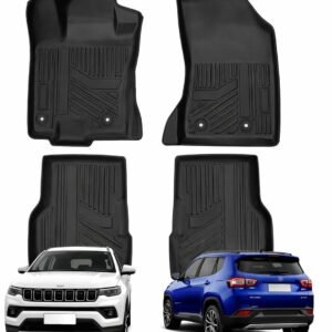 Tapete Bandeja Premium Para Jeep Compass 2017 Até 2025 – Com Bordas Elevadas P/Reter Liquidos