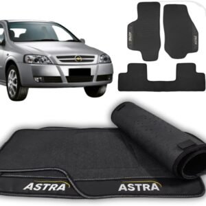 Jogo de Tapetes Automotivos Emborrachados para Astra 1999 2000 2001 2002 2003 2004 2005 2006 2007 2008 2009 2010 2011-03 peças