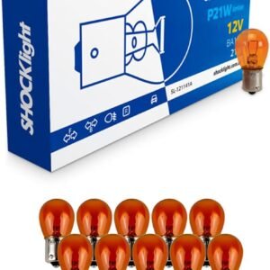 10 Lampadas Ambar Shocklight 1141 12v 21w Ba15s 01 Polo