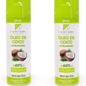 Kit com 2 Óleo de Coco Extravirgem Spray 200 ml Klein Foods