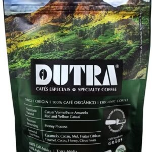 Café Dutra, Orgânico Especial, Blend Catuaí Vermelho e Amarelo, Torrado em Grãos, 250G