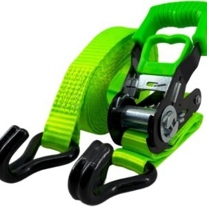 Cinta Catraca Para Amarração De Carga Gancho J 4 Metros 900Kg Reforçada NEVVO