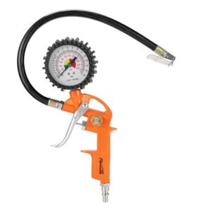 Calibrador de Pneus Pneumático com Encaixe Rosca 1/4″ – Precisão, Durabilidade e Uso Profissional