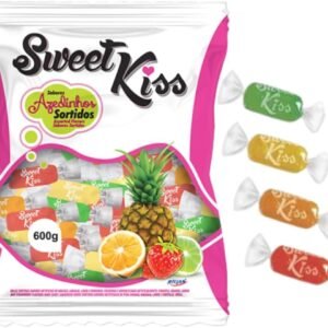 Bala Sweet Kiss Sortida tipo Paulistinha 600g – Riclan