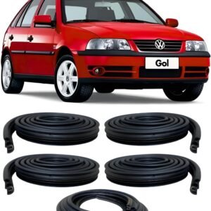 Kit Borracha de Vedação 4 Portas E Porta Malas Gol e Parati G2 G3 G4