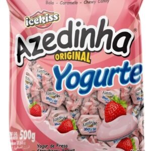 Bala Mastigável Azedinha Iogurte Original Yogurte De Morango 500g