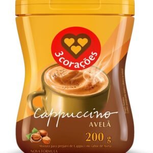 3 Corações Cappuccino Sabor Avelã, 200g