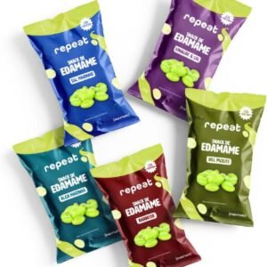 Kit 5 Snack Edamame Crocante Proteico 5 Sabores Repeat