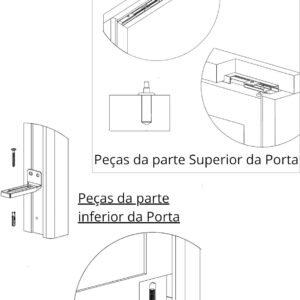 Kit Reparo Porta Camarão Completo 6 Peças Aço Anti Ferrugem