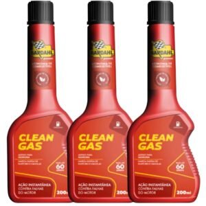 Kit 3 Aditivos Bardahl Clean Gás Gasolina Limpeza De Injetor