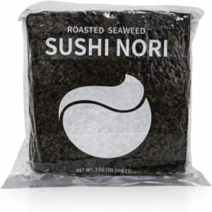 Alga Marinha Nori para FRITURA Sushi Temaki Silver Crocante 50 Folhas Categoria E ÚLTIMA COLHEITA