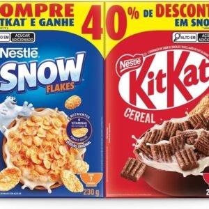 Cereal Matinal KitKat 210g + Snow Flakes 230g