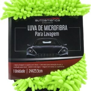 Luva de Microfibra para Lavagem 24x25cm Autoamerica
