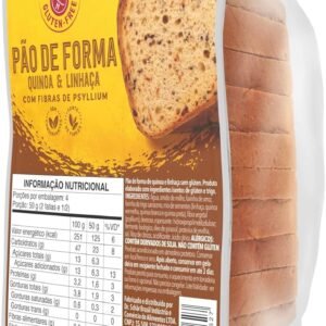 Schär Pão de Forma Quinoa e Linhaça 200g – Sem glúten