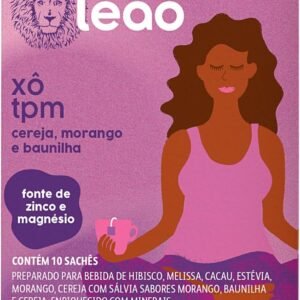 Leão Xô TPM – Cereja, Morango e Baunilha 10 Sachês