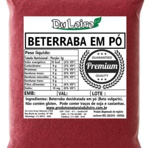 Beterraba Em Pó 500grs – 100% Pura