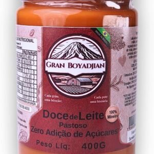 Gran Boyadjian Doce de Leite Zero Açúcar, Pastoso, Fórmula Exclusiva com 95% Leite, Sem Glúten, 400g e 600g