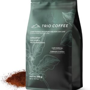 Café Especial TRIO COFFEE Moído 250g | 100% Arábica | Torra Média | Direto da Fazenda | Frescor e Sustentabilidade