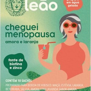 Leão Cheguei Menopausa – Amora e Laranja 10 Sachês