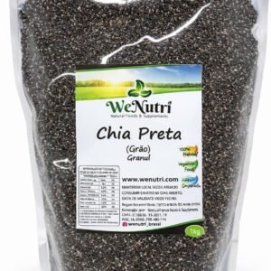Chia Preta Grão 1Kg Wenutri